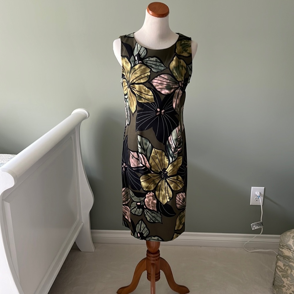 Summer botanical dress